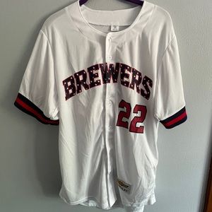 Christian Yelich Patriotic Jersey Giveaway, Milwaukee Brewers, Men’s Medium